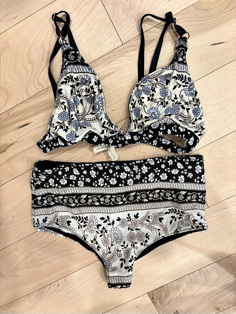 Faithful the Brand High-Waist Bikini Bottom & Matching Top